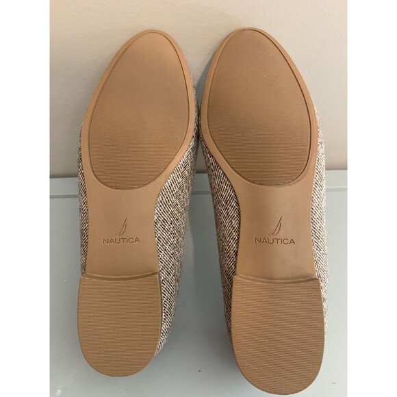Nautica Shoes‎ Womans Size 8.5 Loafers  Brown Herringbone Tweed Kelline - Picture 6 of 7
